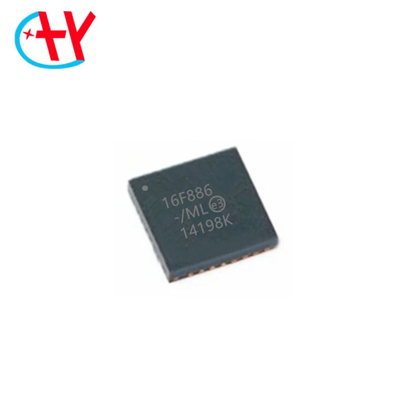 5TK PIC16F886-I/ML PIC16F886-I PIC16F886 QFN28 Uus originaal ic chip laos