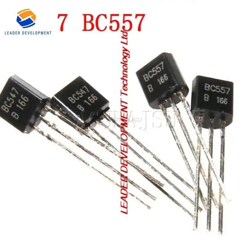 BC547B BC557B Iga 50tk kõik 100tk/kott BC547 + BC557 NPN PNP Transistor-92 Triode Transistori originaal uus