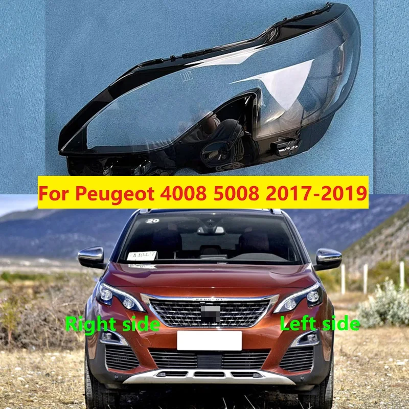 Sest Peugeot 4008 5008 2017 2018 2019 Esitulede Shell Esilaterna Katta Läbipaistva Lambivarju Lambi Varju Asendada Originaal Klaasist Objektiiv
