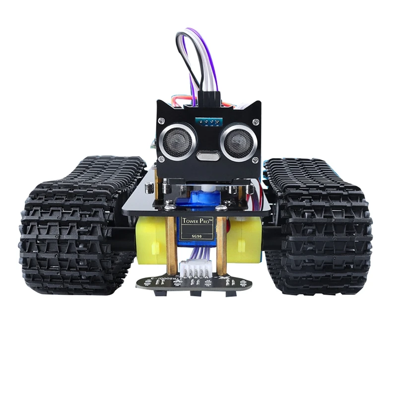 1 Komplekt Robot, Tank Auto Robot Auto Kit DIY Mini Tank V2.0 Arduino Robot Jälgimise Bluetooth-U-Bot Jälgida Auto VARRE